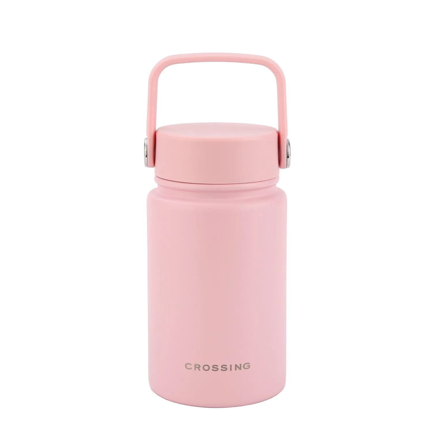 CROSSING | 400ml Urban Ceramic S/S Insulated Flat Cap Bottle With Handle