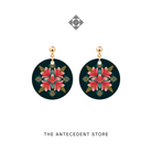 THE ANTECEDENT STORE | Frangipani Peranakan Earrings