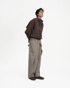 GRAYE | Sash Wrap Trousers | Olive