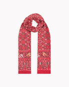 QUEENMARK | AN Patola Ikat Print Light Red
