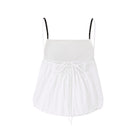 LAYERPLAN | Veya Bubble Hem Open-Back Top