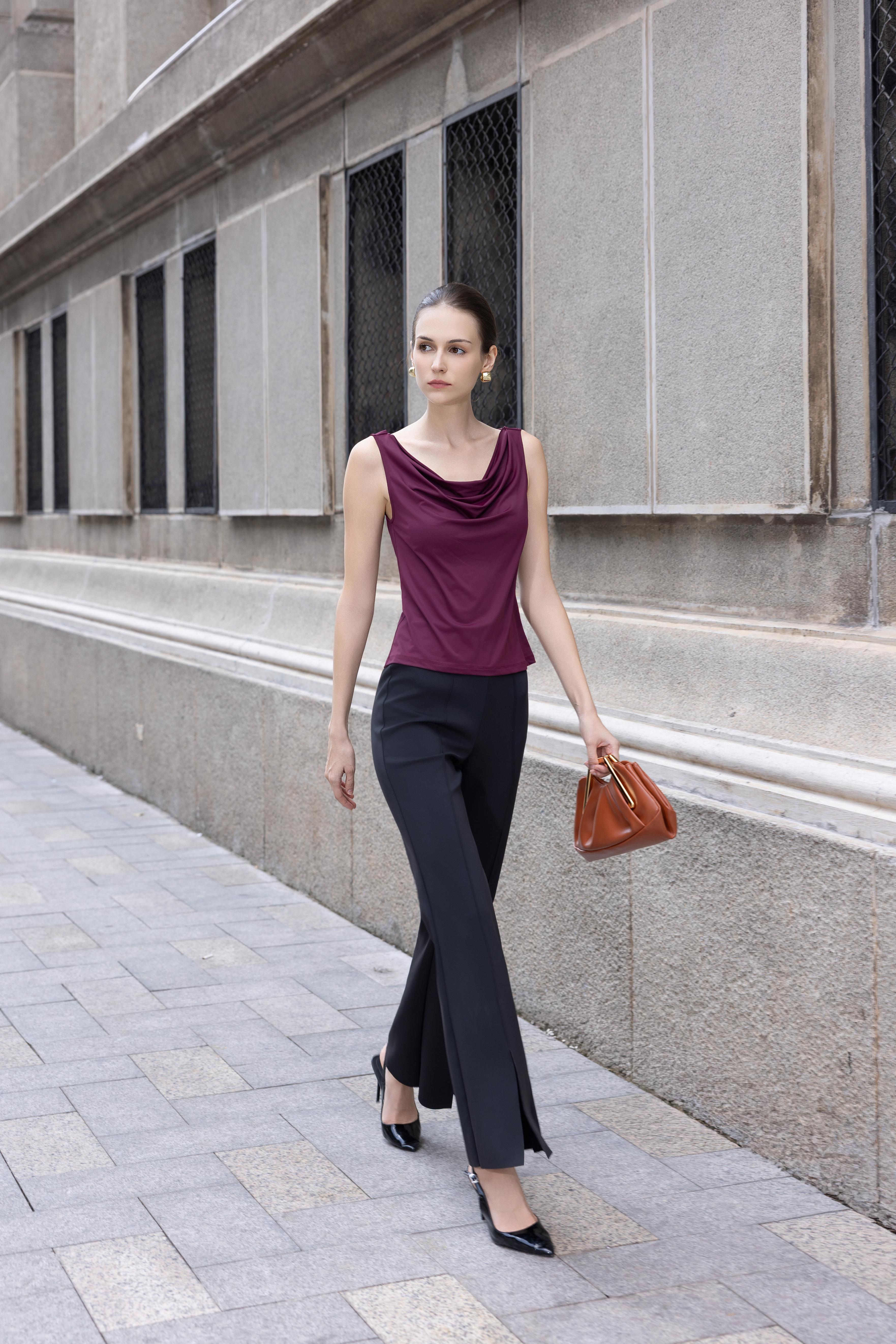 AS INTENDED | Anka Top In Oxblood