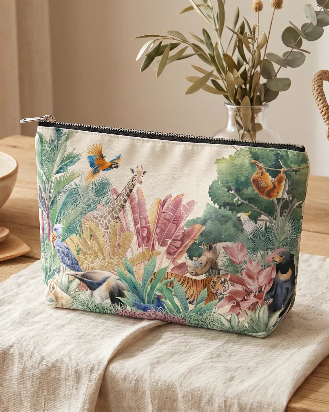MANDAI WILDLIFE GROUP | MANDAI x SINGLAPA Living Tapestry Pouch