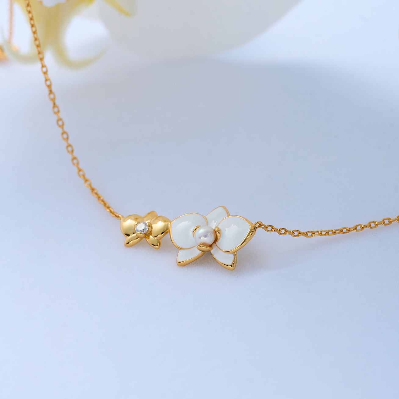 PEARLY LUSTRE | Top Grade Freshwater Pearl Necklace WN00688 | ORCHID