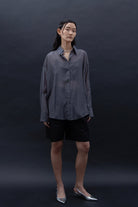 SAERO COLLECTIVE | Malgeun Tencel Shirt | Slate Grey
