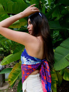 BINARY STYLE | Straits Chinoiserie Premium Silk Scarf