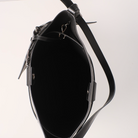 WU HAUS | Le Belt Black Lightweight Leather Bucket Shoulder Bag