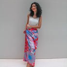 BINARY STYLE | Peranakan Epiphanies in Lilac 100% Premium Silk Scarf