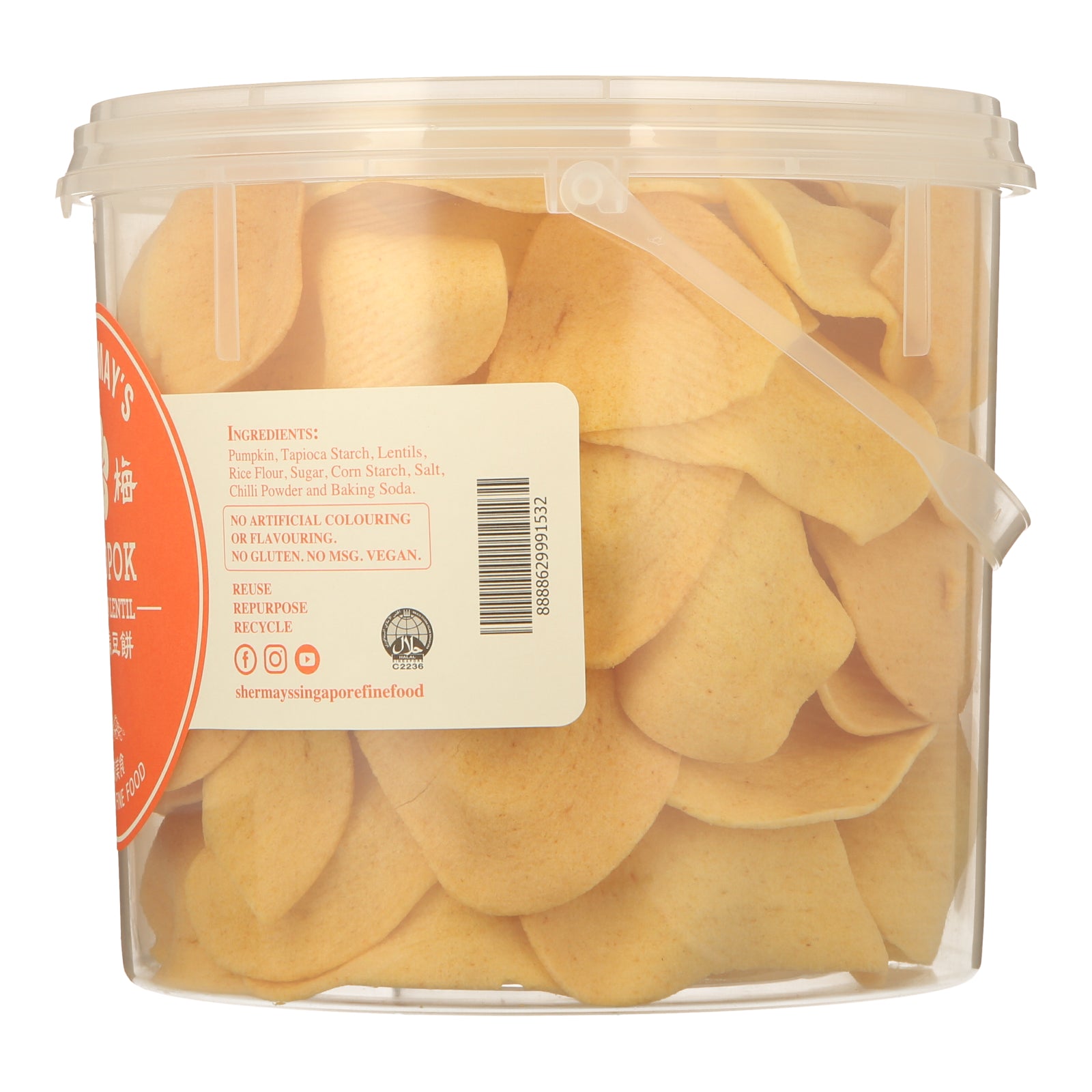 SHERMAY'S SINGAPORE FINE FOOD | Pumpkin Lentil Cracker Bucket