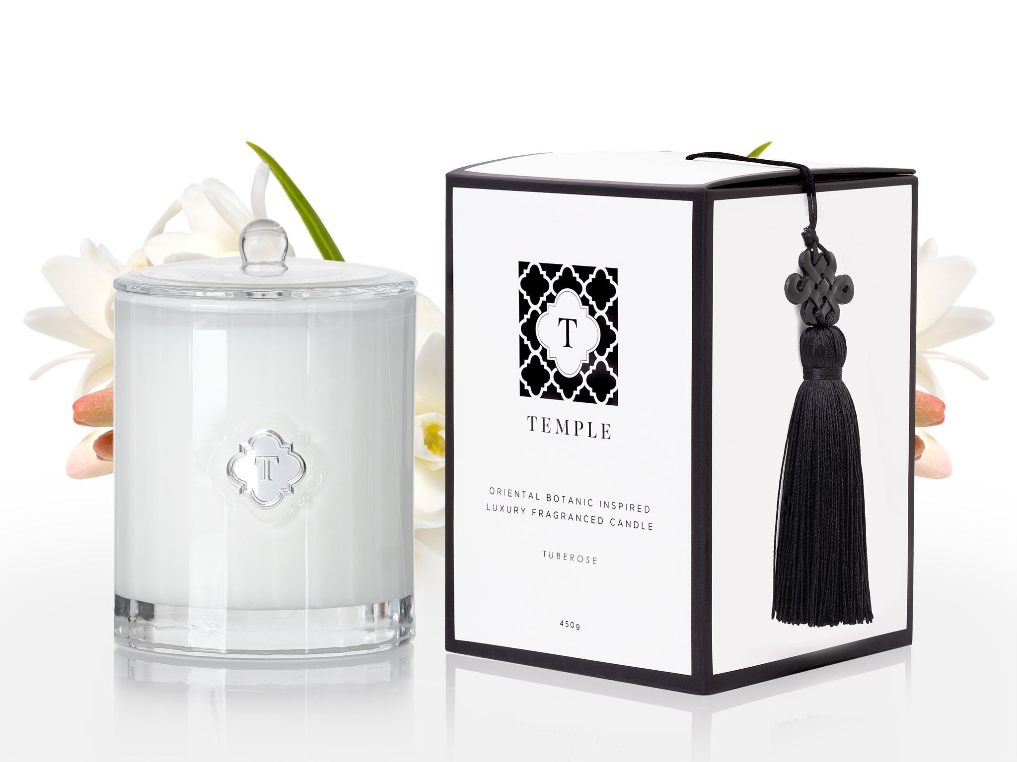 TEMPLE CANDLES | Luxury Fragranced Candle - Tuberose