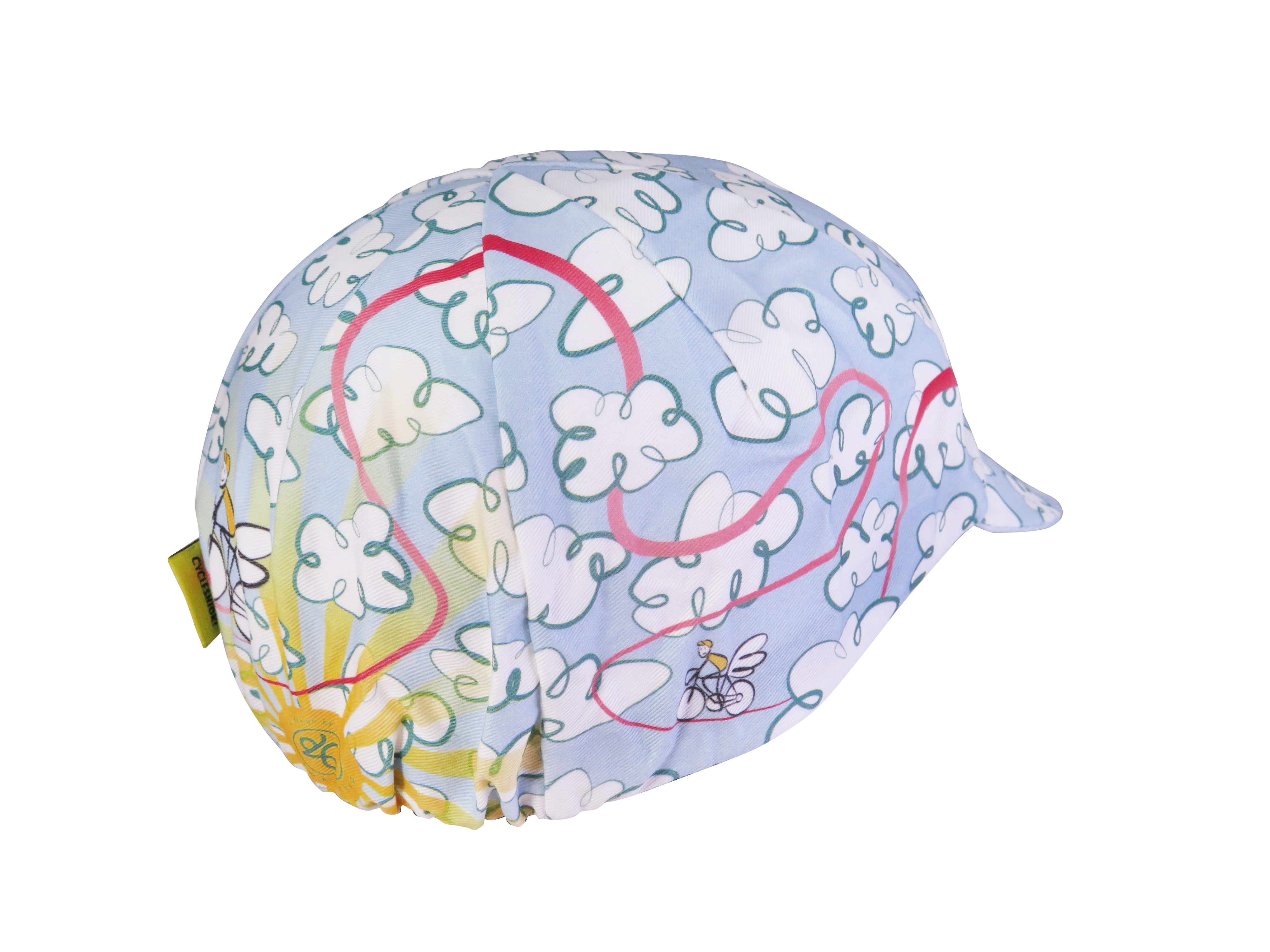 A DESIGN BY TAKACHYA | Cycling Cap - Flying Unicorn Sky Blue