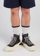 PROJECTWEAR | Farrell Mid Cut Leather Sneaker Grey