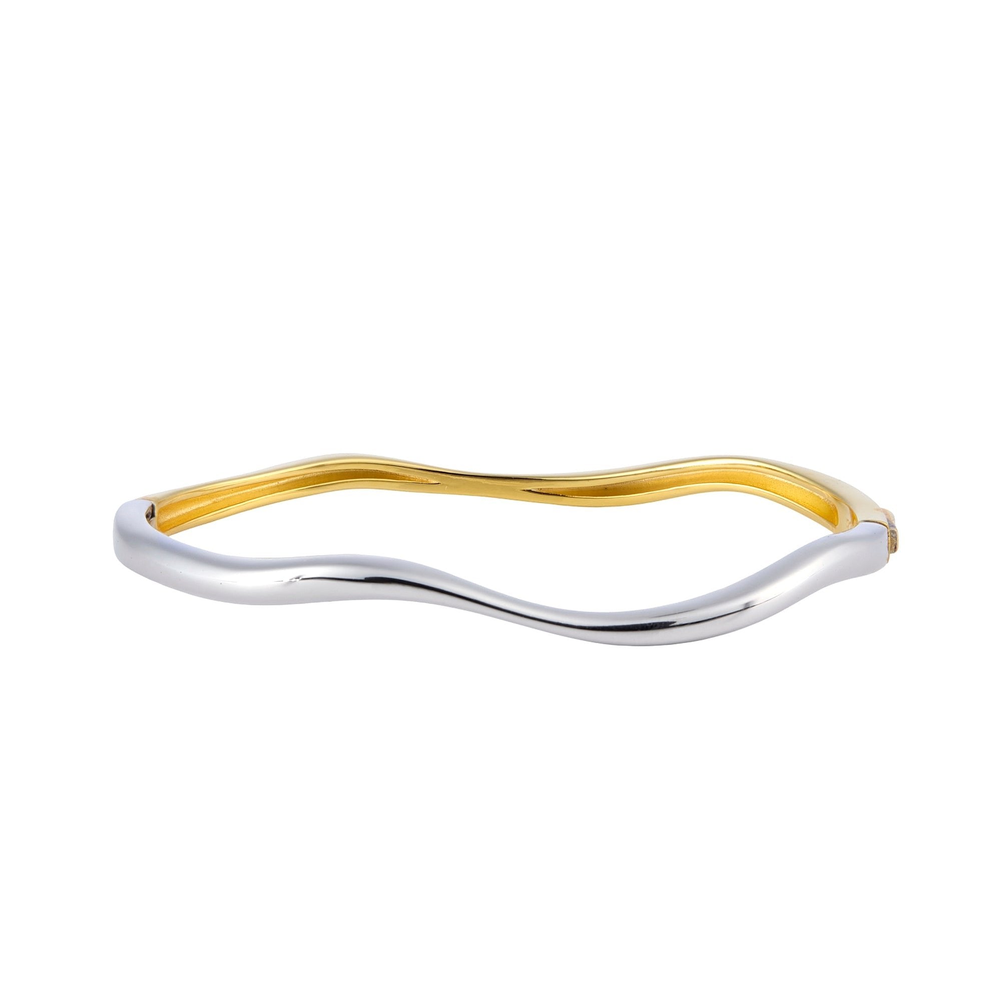 RINA LEE | Flow Mixed Metal Serenity Bangle