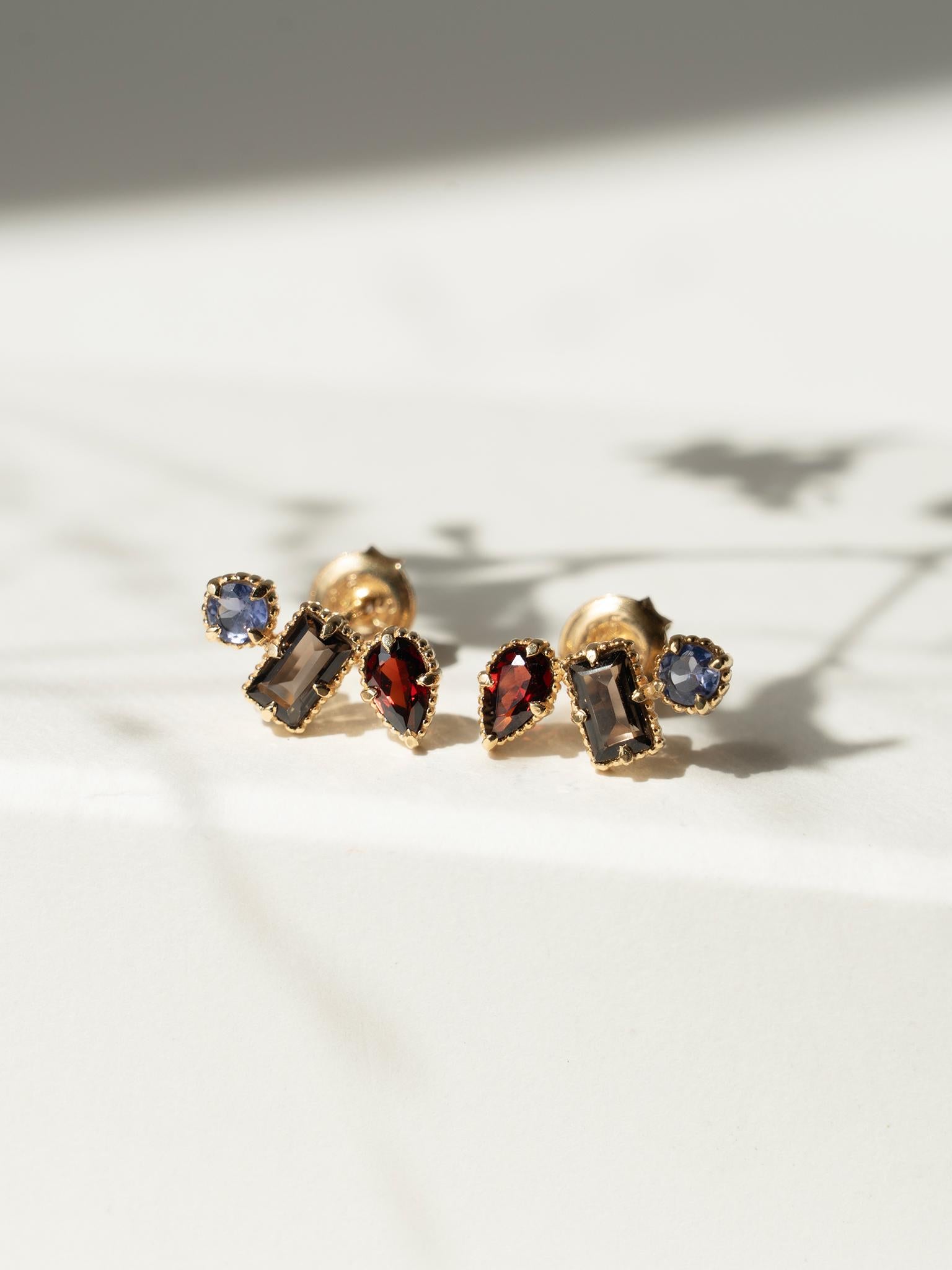 EMBRACE JEWELLERY | Triple Glow Cluster Studs