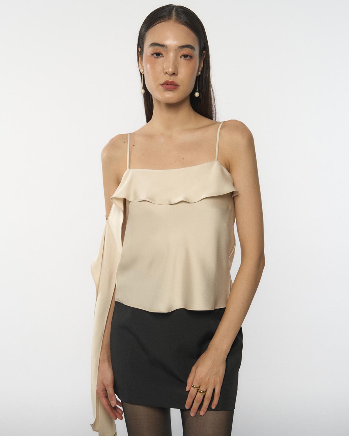 DRESSINGPAULA | Draped Tube Top