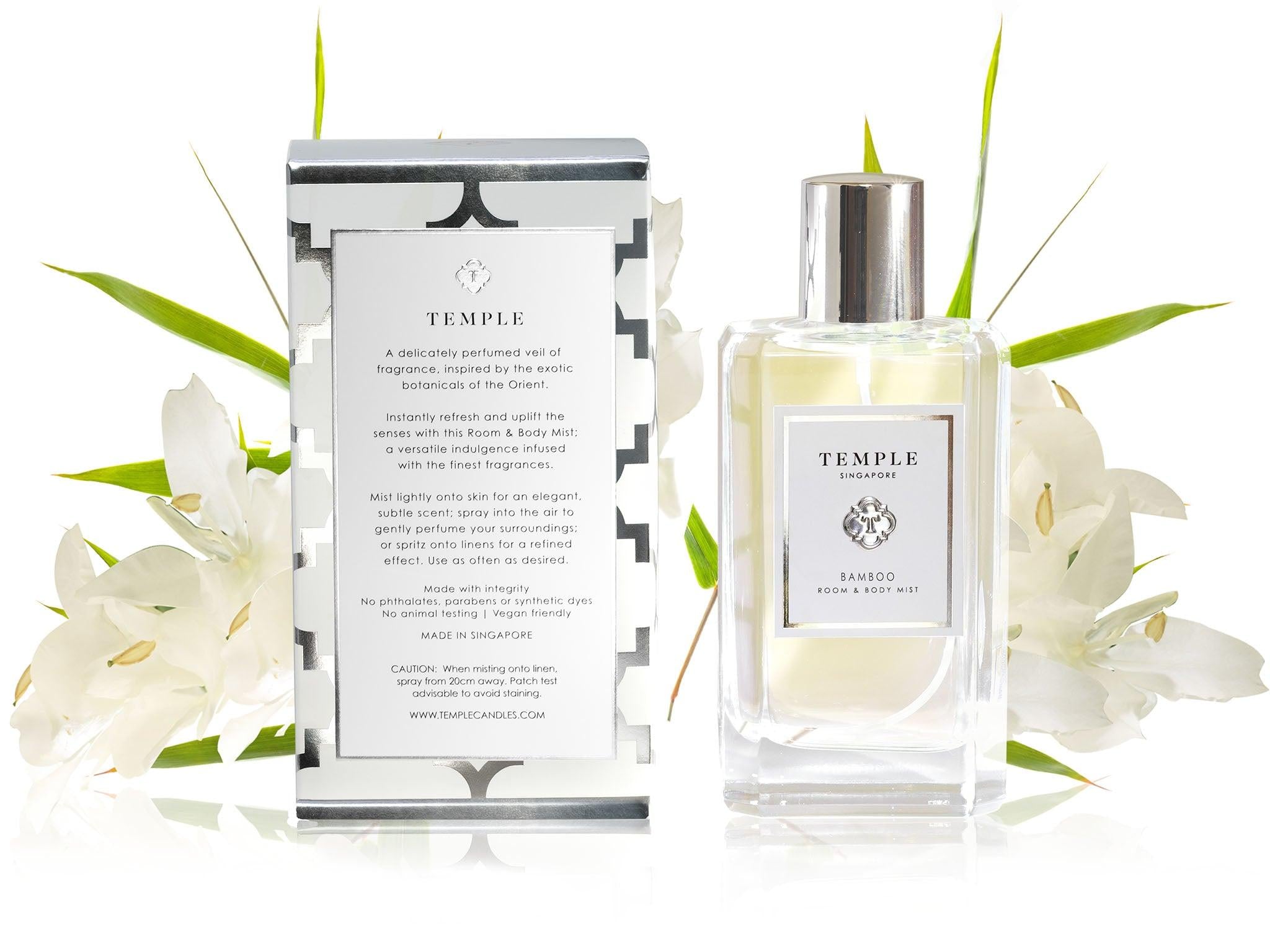 TEMPLE CANDLES | Room & Body Mist - Bamboo
