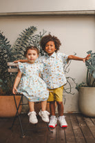 MAISON Q | Tiger Tiger Reversible Flared Sleeves Dress