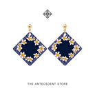 THE ANTECEDENT STORE | Frangipani Tile Earrings