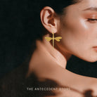 THE ANTECEDENT STORE | Asymmetrical Dragonfly Earrings
