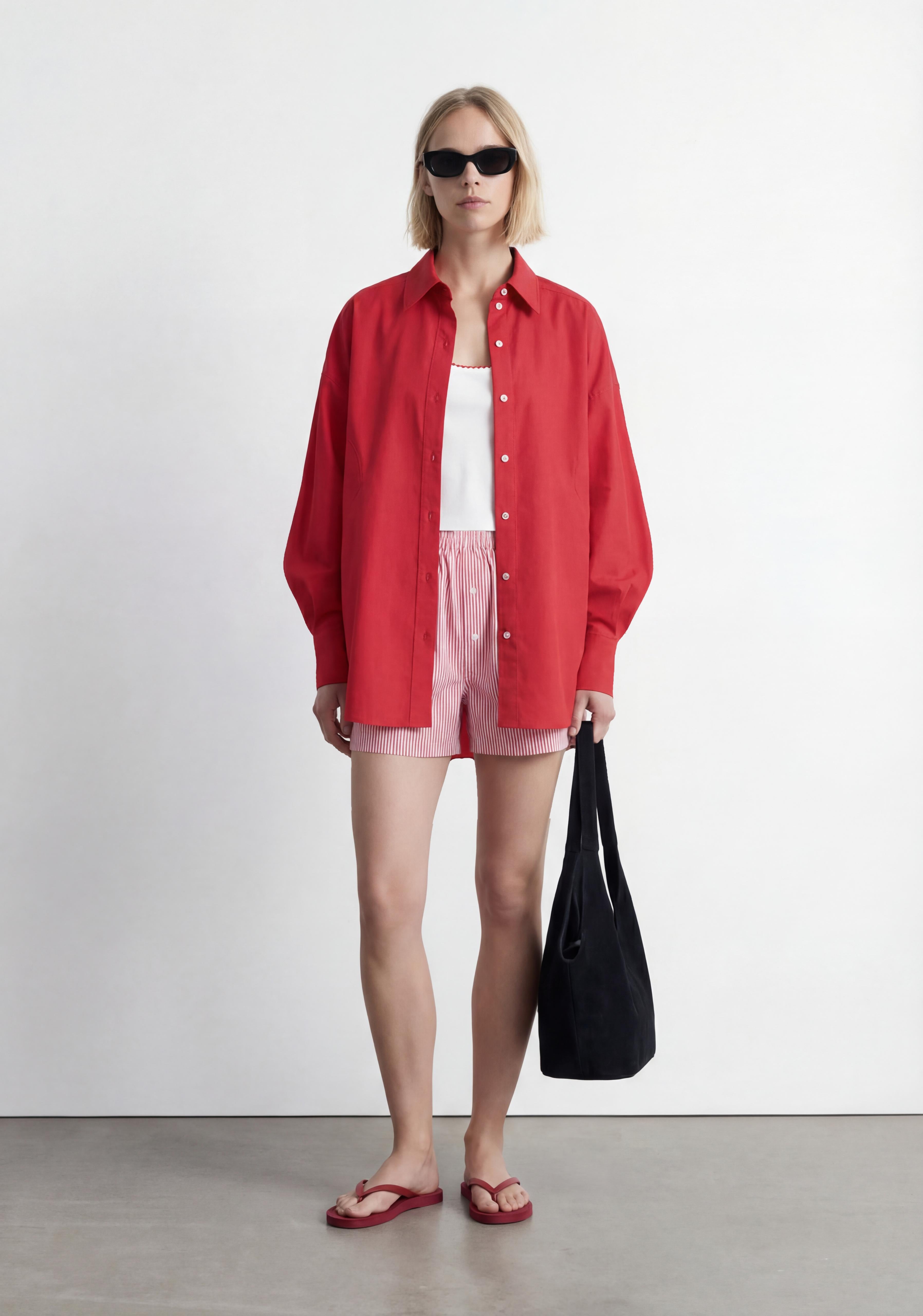 LAYERPLAN | Cirrus Pieced Oversized Shirt Layers
