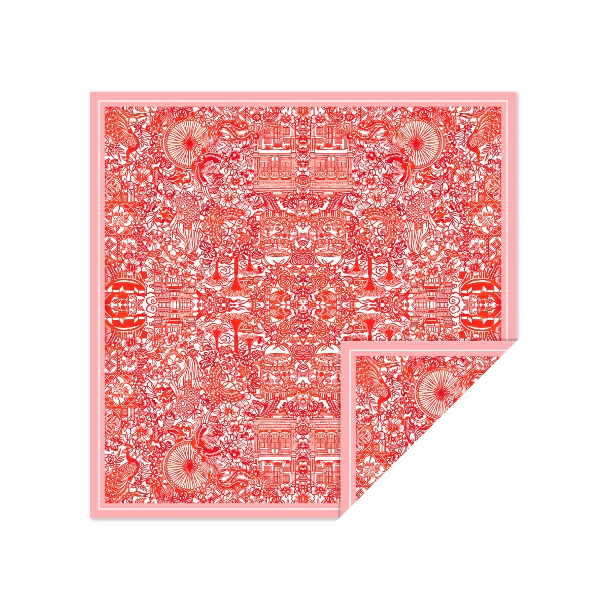 SINGLAPA | Singapore Papercut Scarf DS