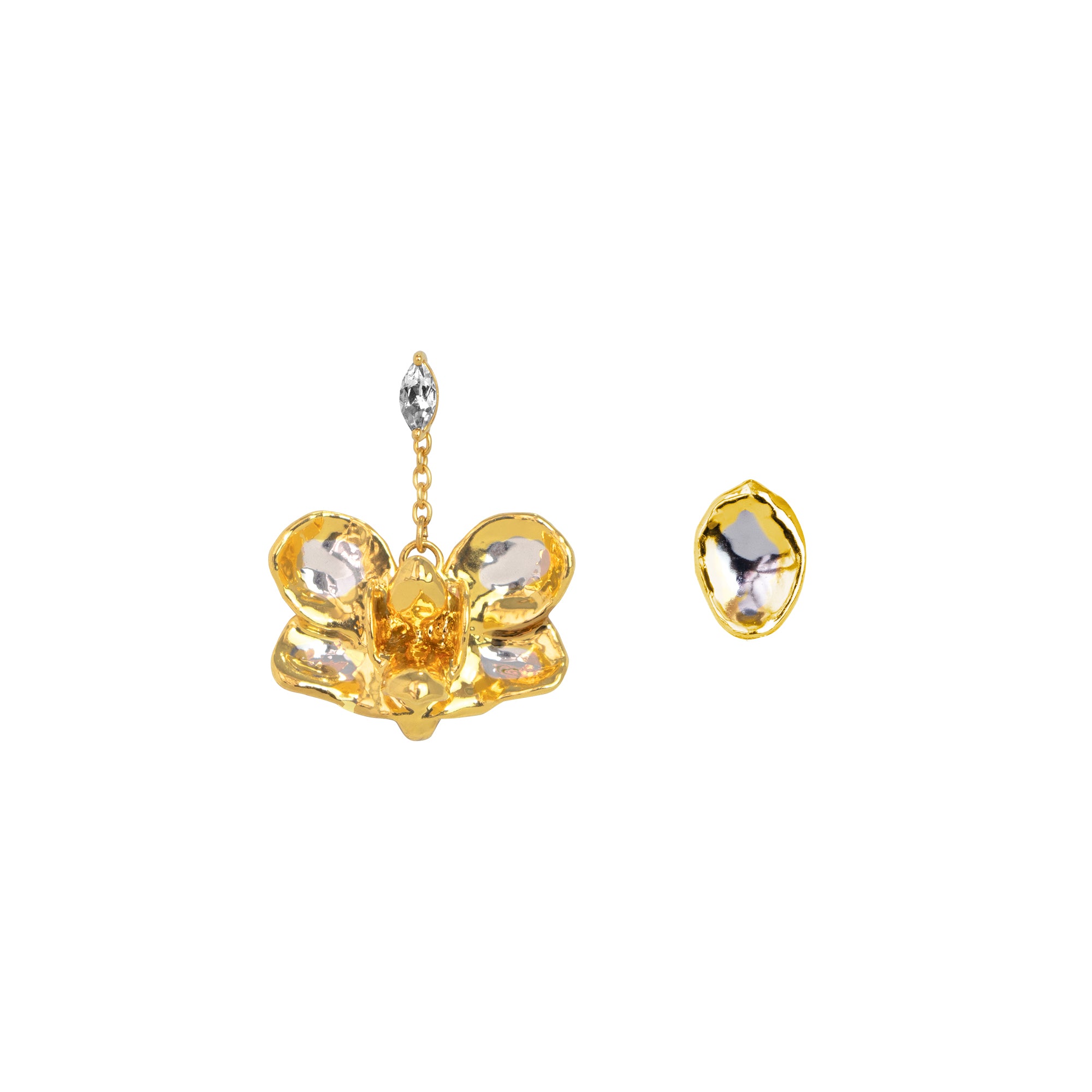 RISIS | Re-Bloom Dangling Topaz Earrings