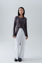 SAERO COLLECTIVE | Split Layer Top | Slate Grey