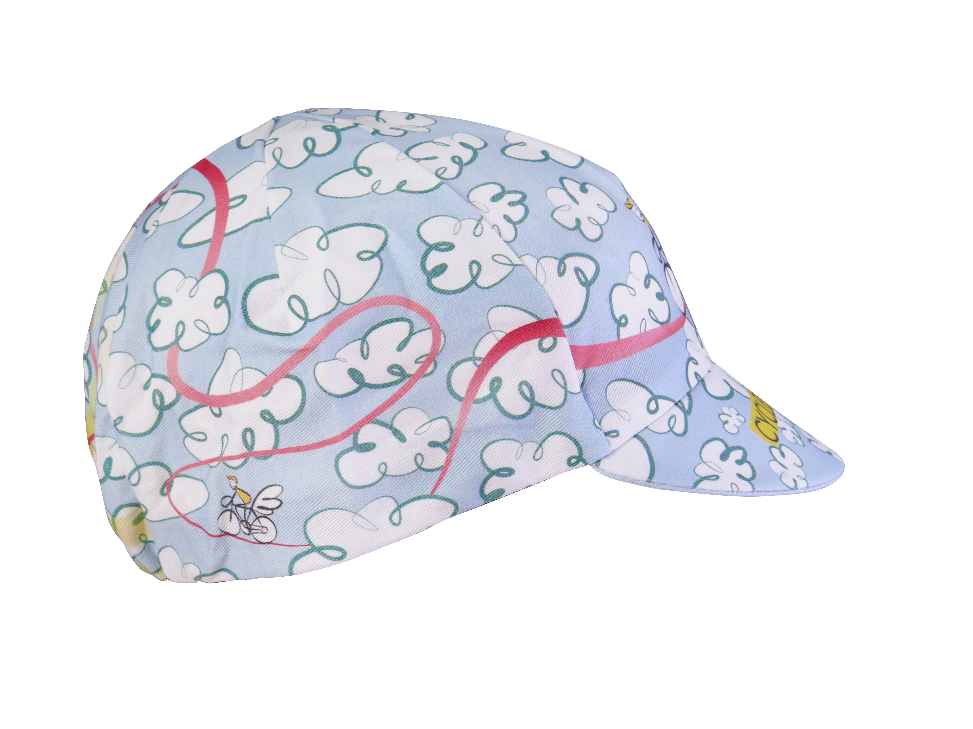 A DESIGN BY TAKACHYA | Cycling Cap - Flying Unicorn Sky Blue