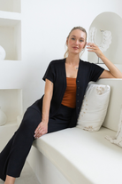 OLIVE BASICS | Abby Knit Pocket Pants