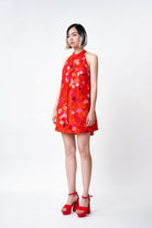 KHAAR | Firecracker Halter Dress