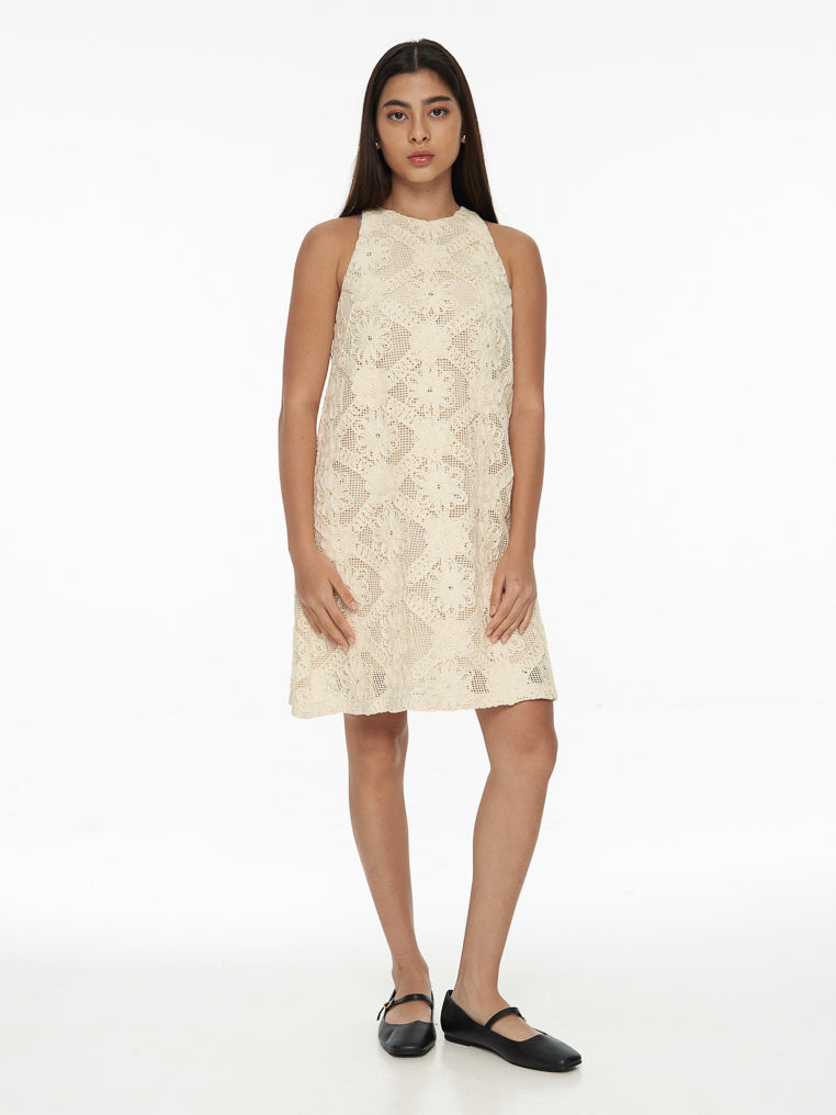 DRESSINGPAULA | Crochet Mini Dress