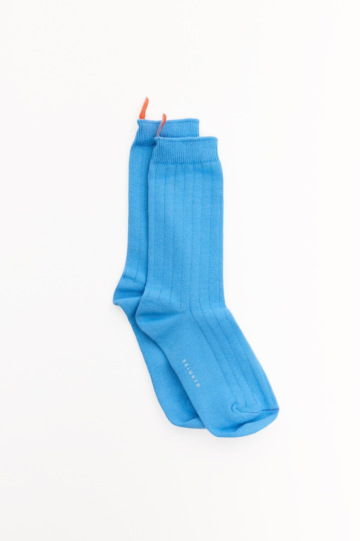 3EIGHTH | Tab Crew Socks in Azure Blue