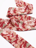 STUDIO QILING | Dragon Scarlet Silk Bandeau 100