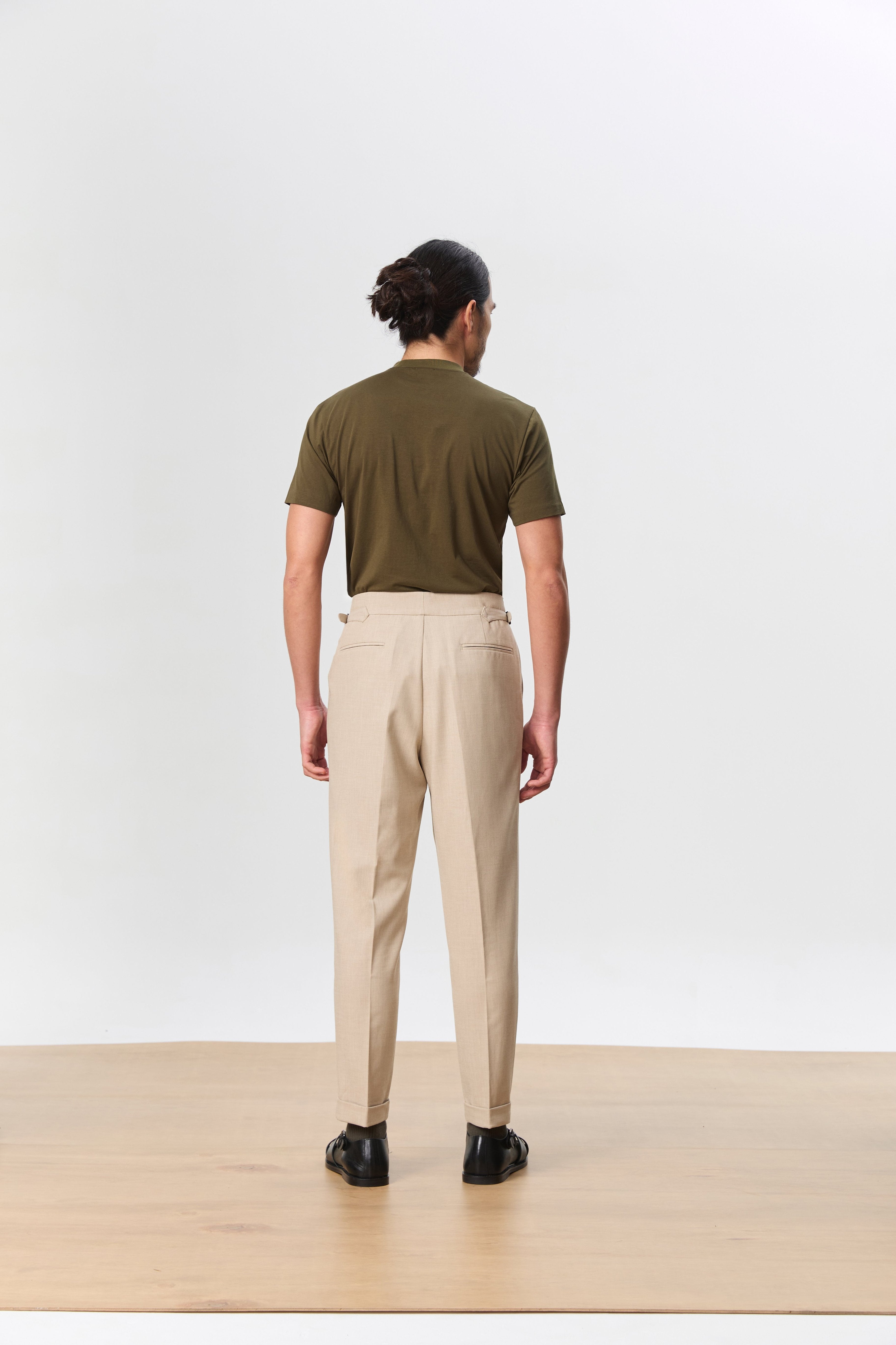 HOUSE OF ANON | Arlo Mock Neck Tee, Jersey