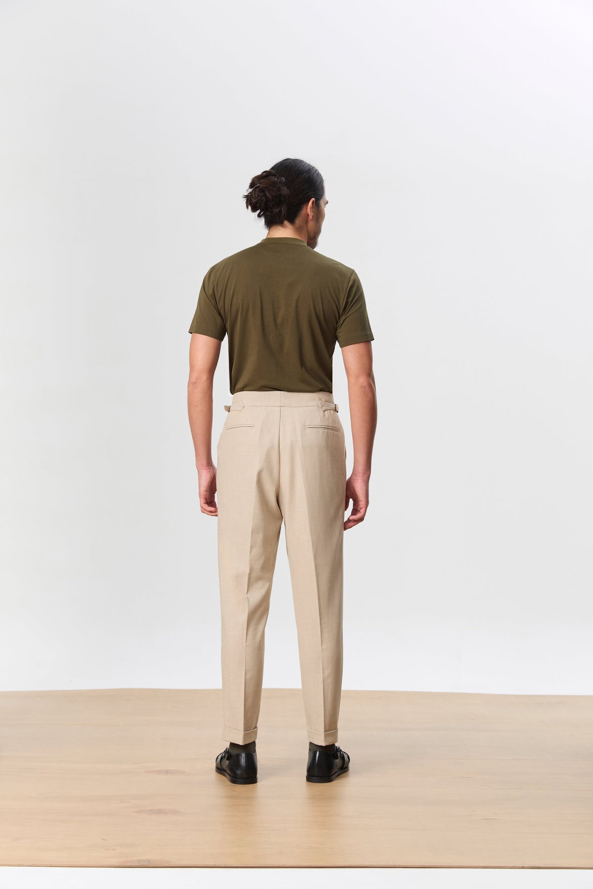 HOUSE OF ANON | Arlo Mock Neck Tee, Jersey