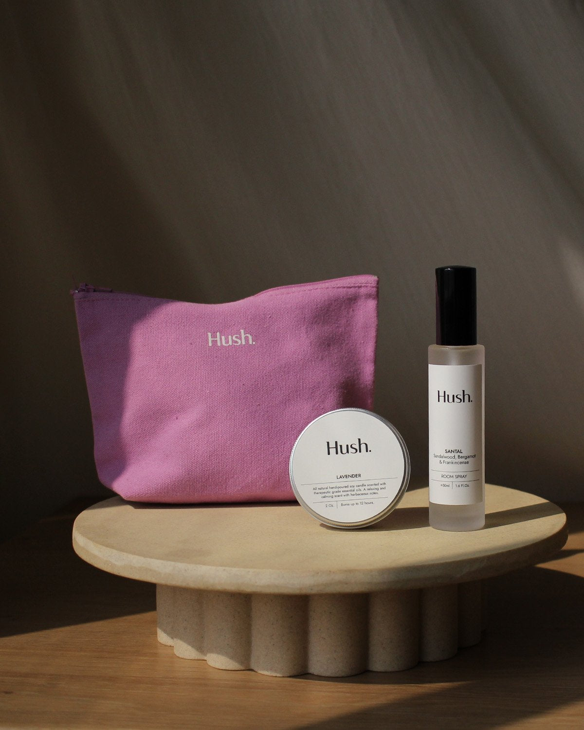 HUSH CANDLE | Hotel Essentials Kit