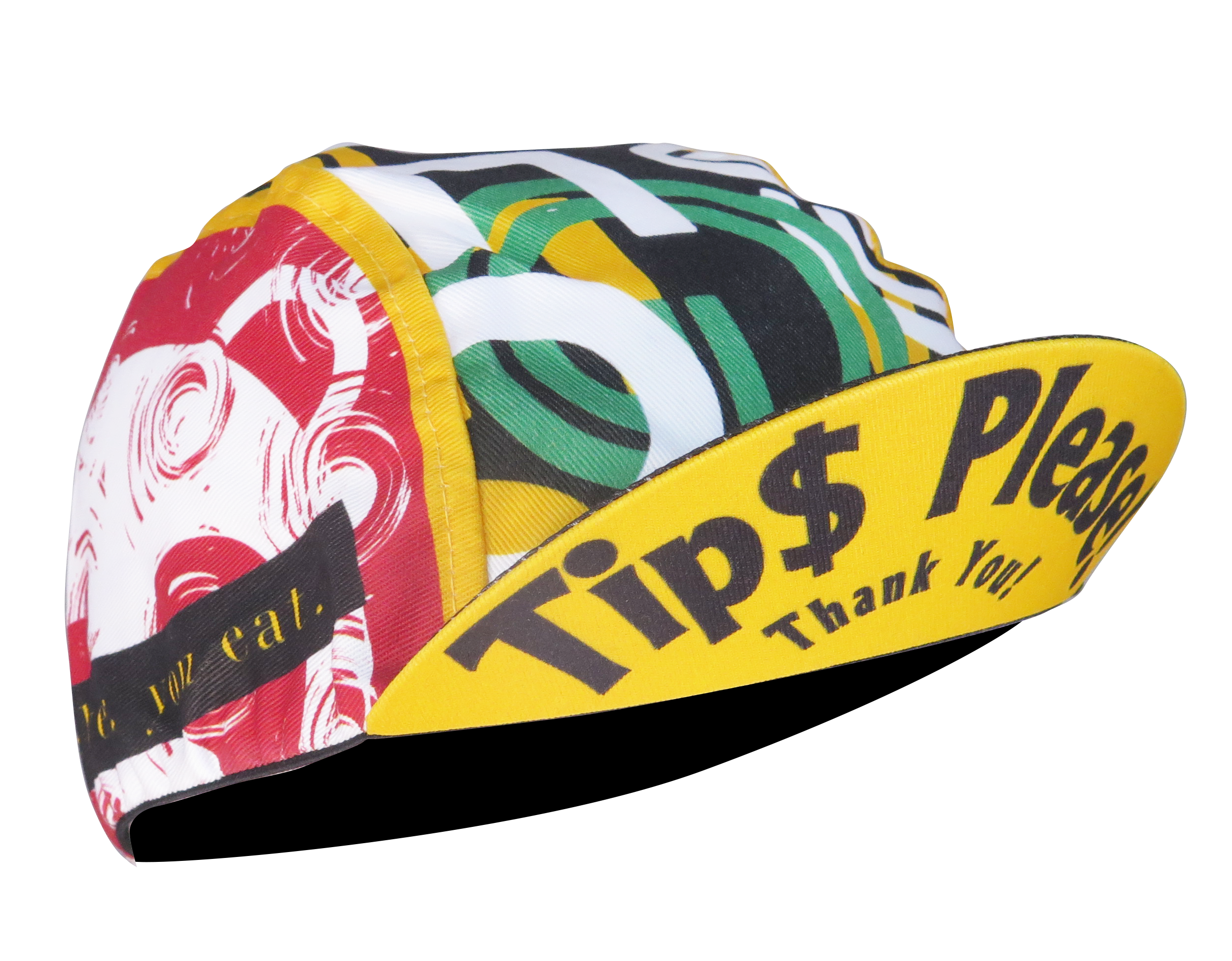 A DESIGN BY TAKACHYA | Cycling Cap - I Am Fast Food Rider (Color)