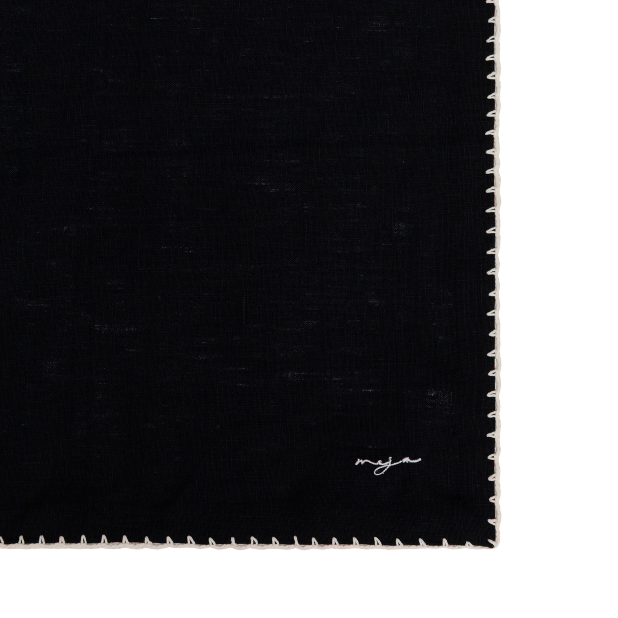 MEJA | The Vintage Napkin - Jet Black (Set of 2)