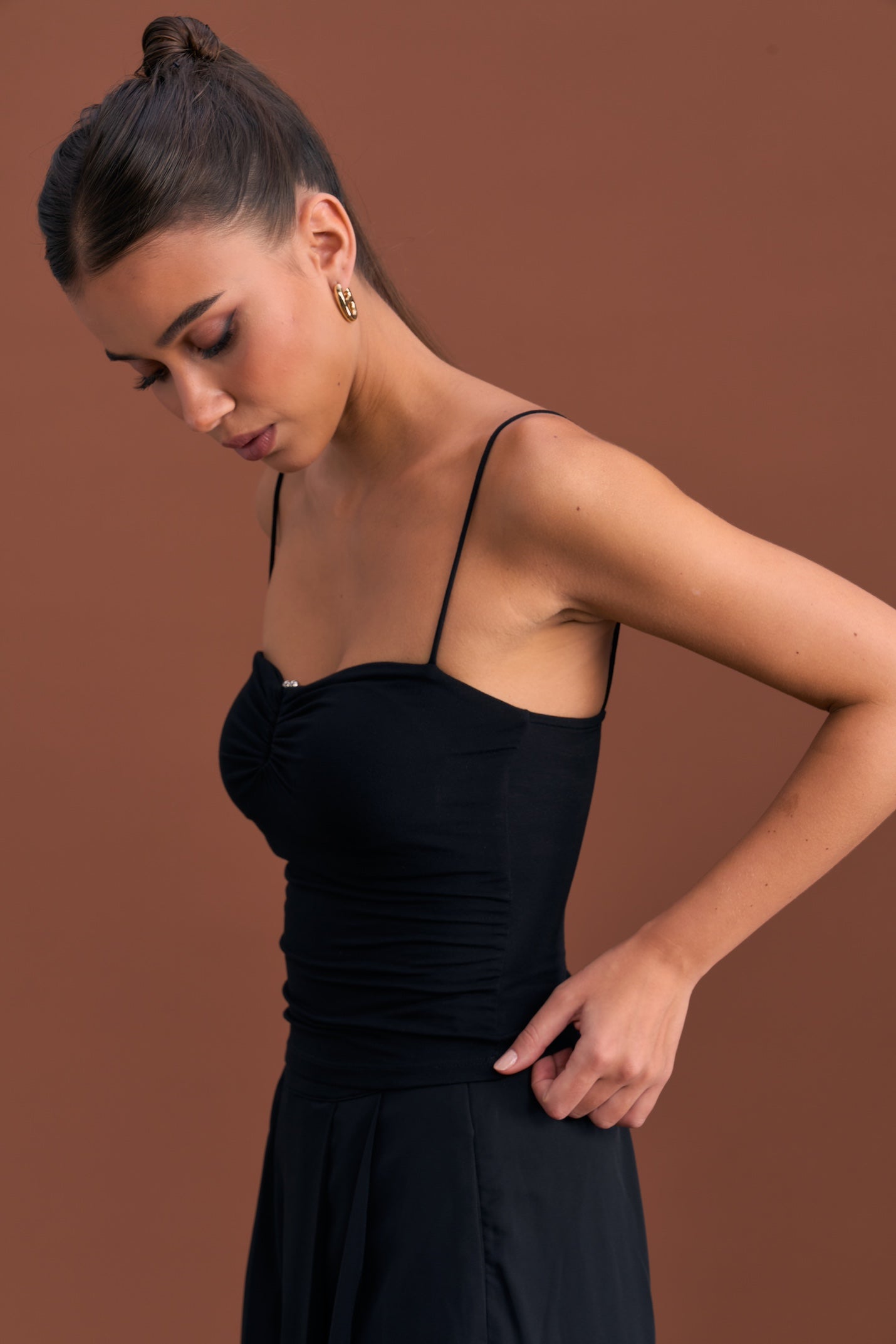 EMVY | Lumi Padded Top - Black