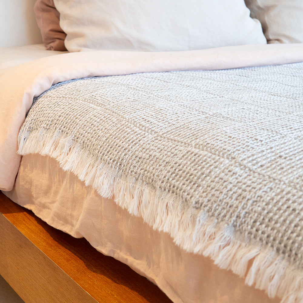 SUNDAY BEDDING | Cosy Waffle Throw