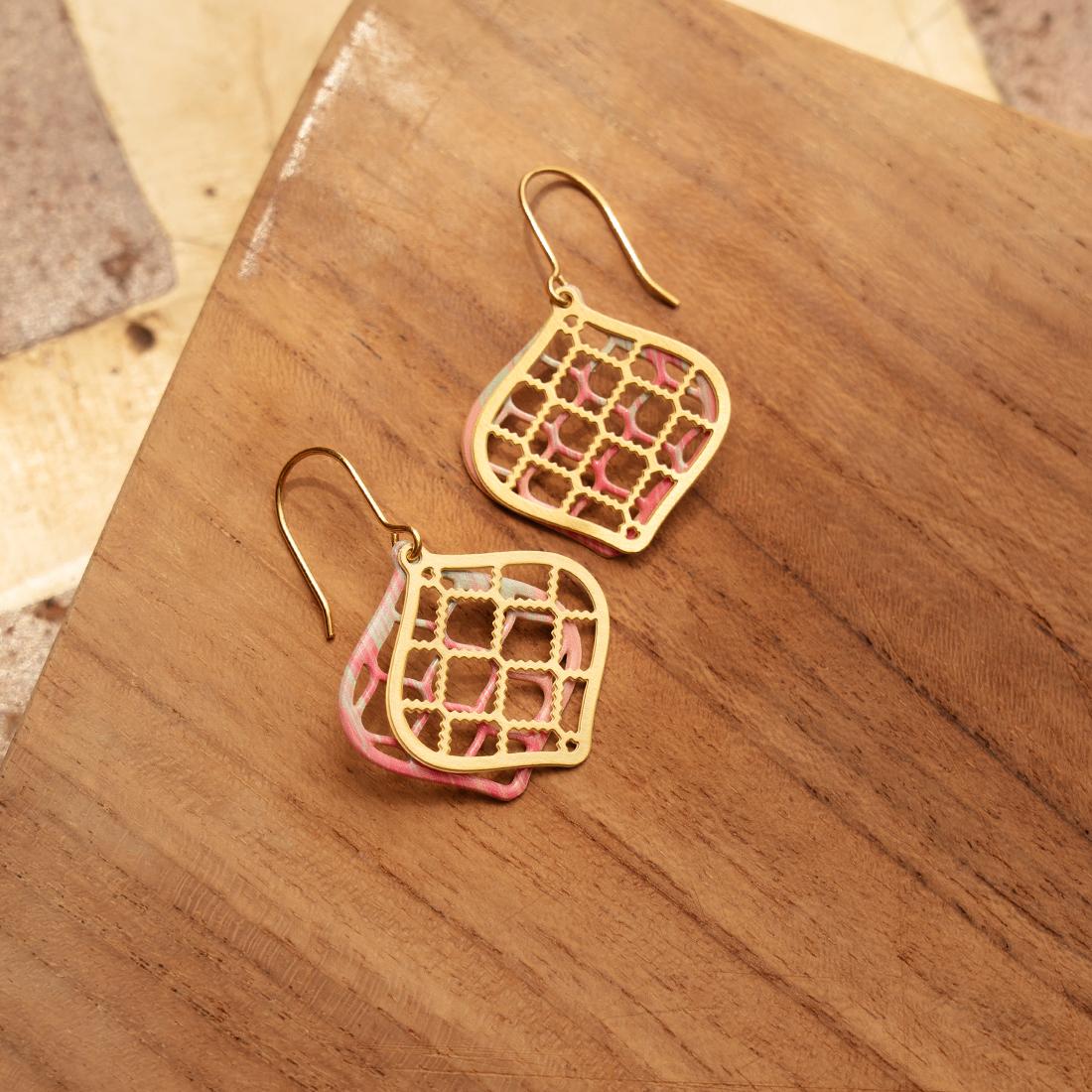 EMBRACE JEWELLERY | Woven Leaves Earrings