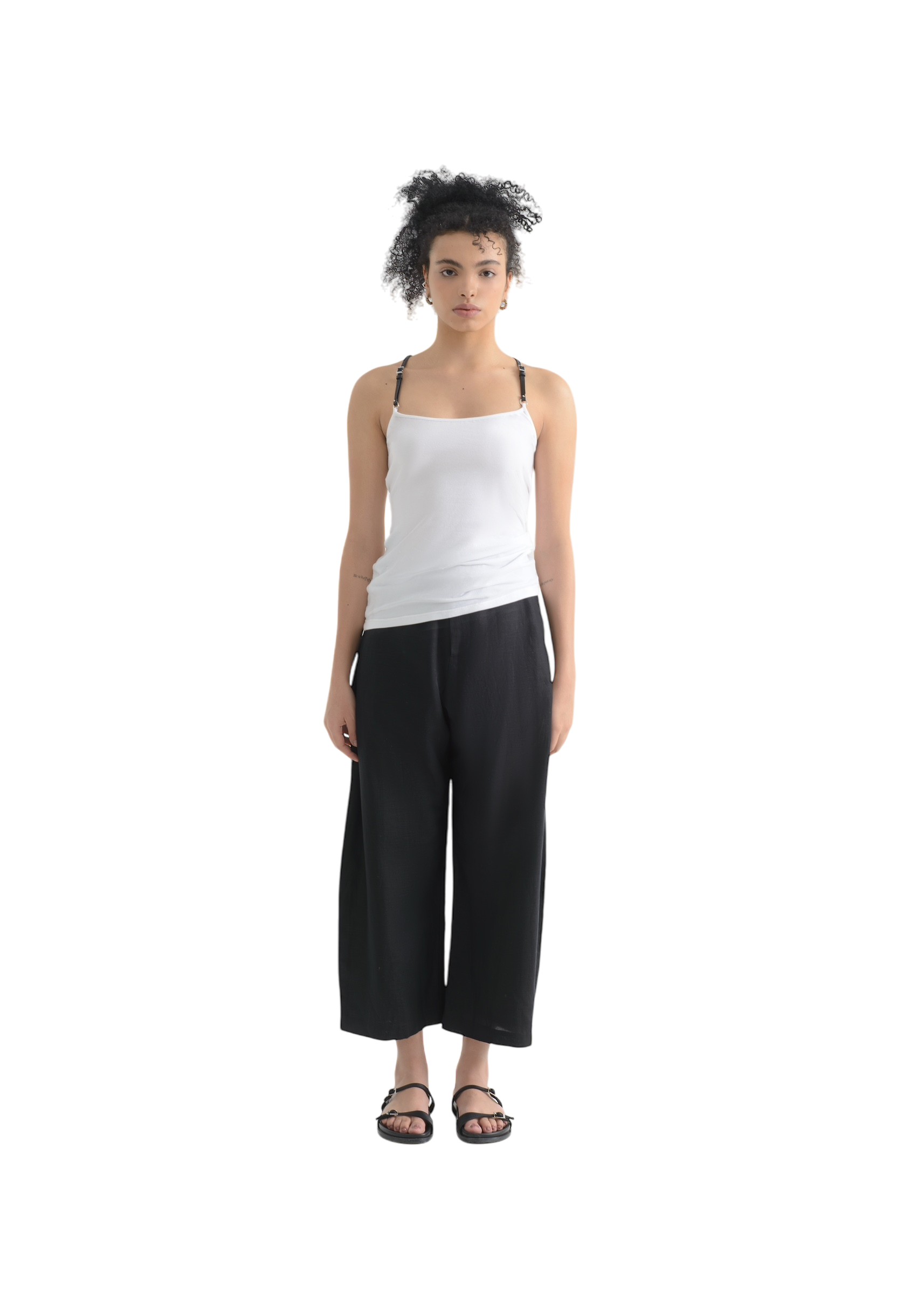 LAYERPLAN | Cotton Stretch Vela Buckle Camisole