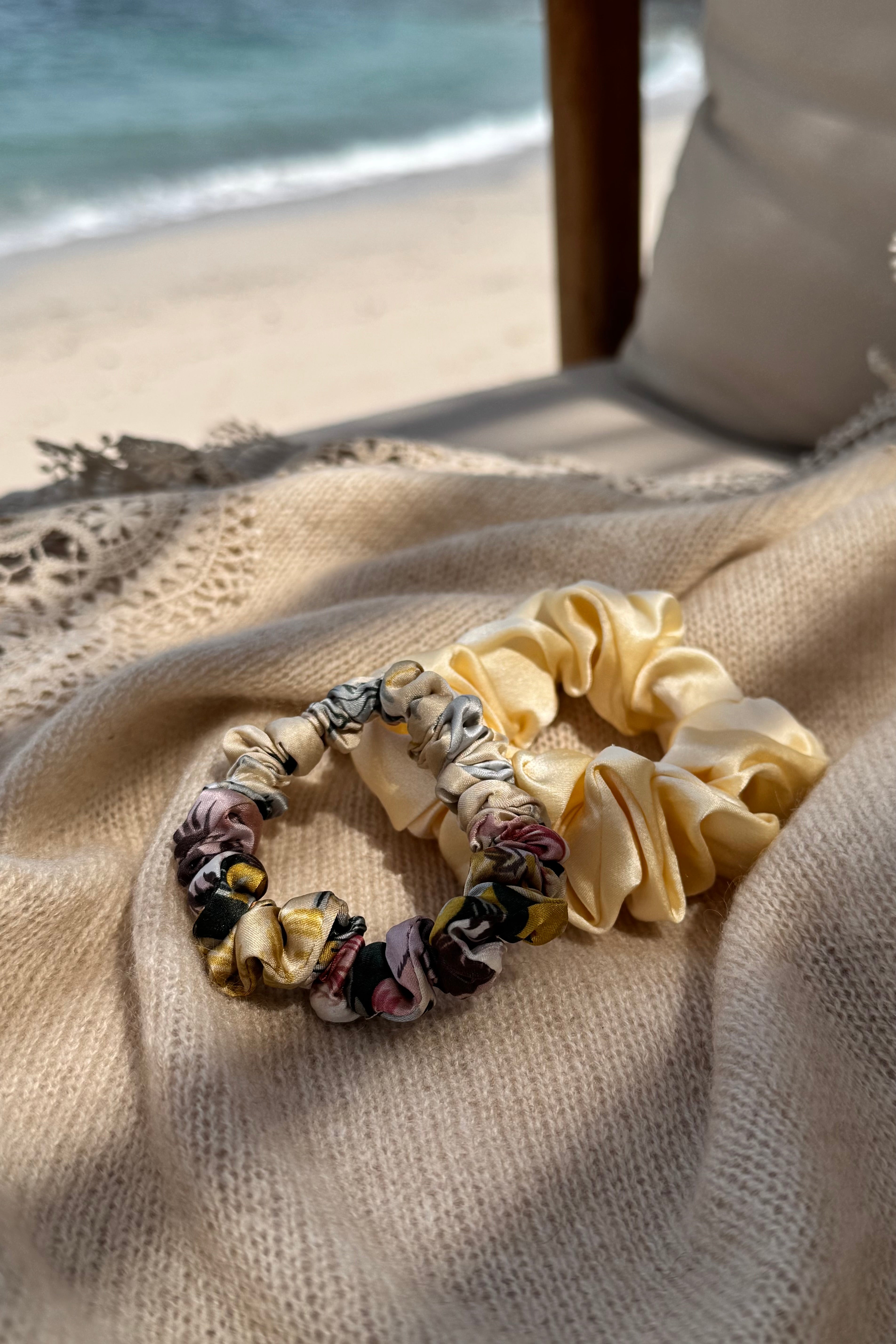 BELLS & BIRDS | Mulberry Silk Scrunchies (Set of 3)