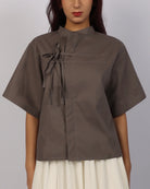 RAFFLES PRIVATO | MAL Mandarin Collar Boxy Shirt