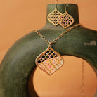 EMBRACE JEWELLERY | Woven Leaves Necklace