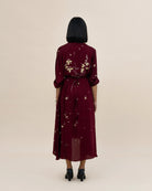 SUKKHA CITTA | SERIBU BUNGA - Long Sleeves Evening Dress