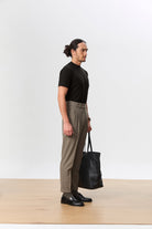 HOUSE OF ANON | Arlo Mock Neck Tee, Jersey