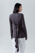 SAERO COLLECTIVE | Split Layer Top | Slate Grey