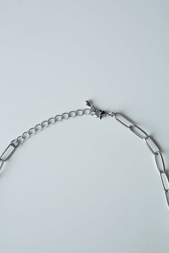SAERO COLLECTIVE | Hayan Link Necklace | Rhodium