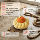 NOM | Waggle Pineapple Tart Squeakie Chew Toy